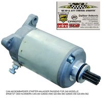 CAN-AM BRP QUAD ATV UTV ANLASSER STARTER MOTOR OEM QUALITY Rheinland-Pfalz - Hütschenhausen Vorschau