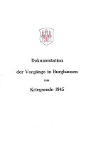 Burghausen Dokumentation 1945 Orginal Buch Kr. Altötting - Burghausen Vorschau