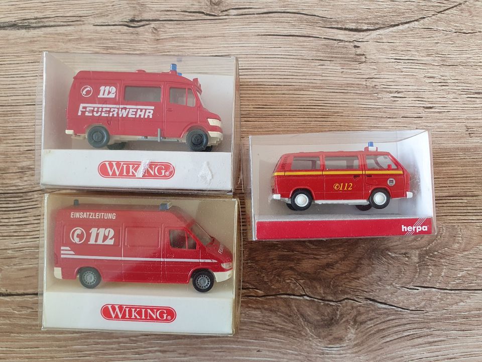 Feuerwehr Modellfahrzeuge Wiking und Herpa in Rheda-Wiedenbrück
