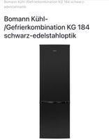 Bomann Kühl-/Gefrierkombination KG 184 schwarz-edelstahloptik 180 Nordrhein-Westfalen - Meerbusch Vorschau