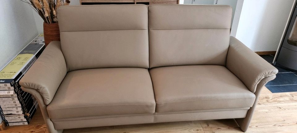 Gepade 3 Sitzer Sofa Couch Leder in Lage