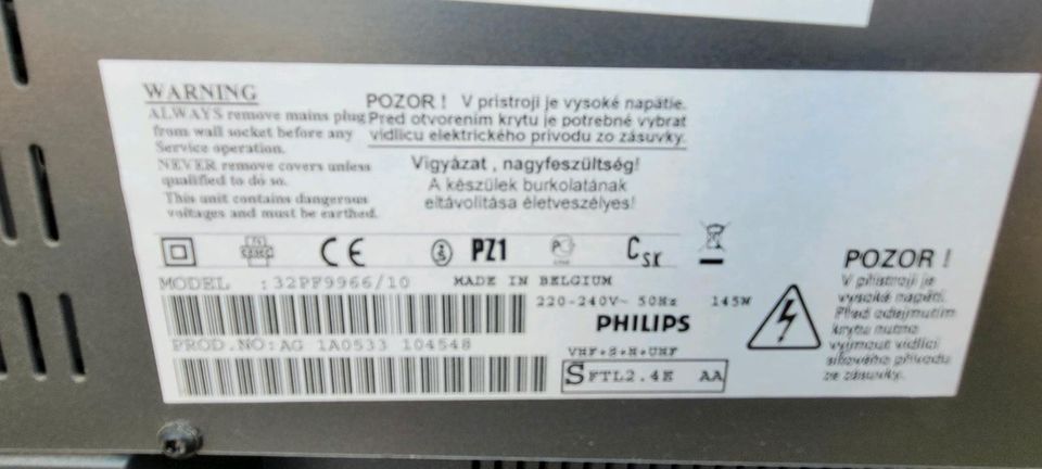 PHILIPS TV 32" Typ 32PF9966/10 + Ambiligth in Leipzig