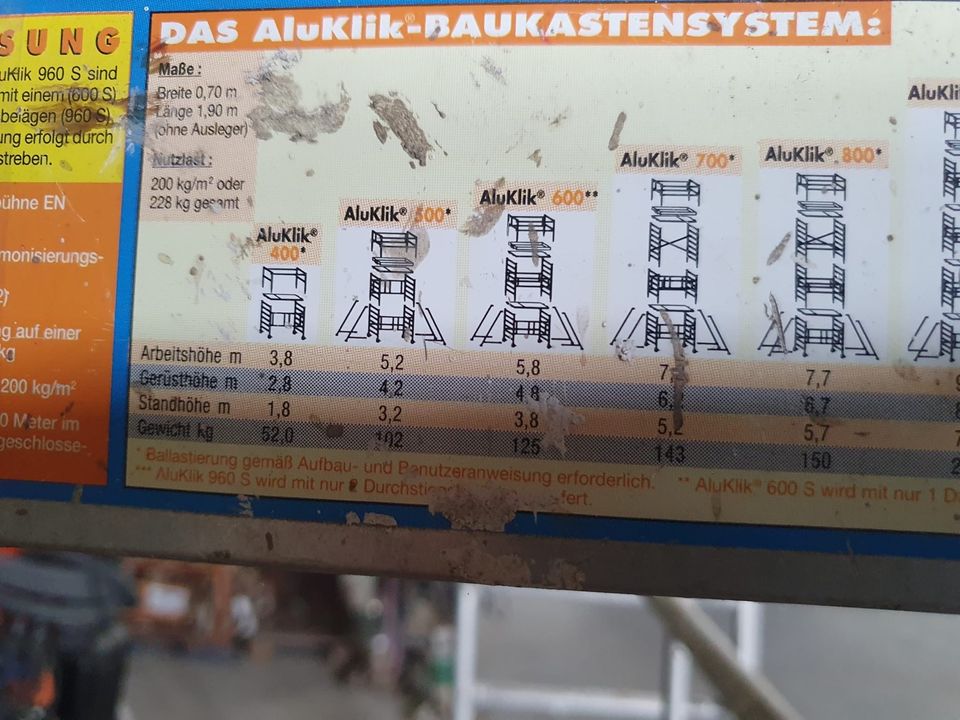 ALTEC AluKlik Rollgerüst in Waldbrunn