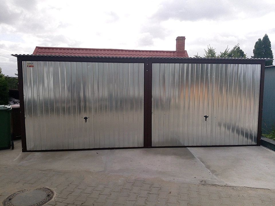 Gartenschuppen Blechgarage Zeltgarage Metallgarage PL 5,5x5,5* in Helsa