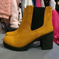 Damen Stiefeletten Senfgelb gr. 40 *neu Nordrhein-Westfalen - Herzogenrath Vorschau