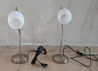 Schreibtischlampe, kleine Stehlampe, Edelstahl, Glas, weiß, matt Nordrhein-Westfalen - Castrop-Rauxel Vorschau