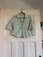 Trendy Zara Leinen Bluse, Hemd Shirt mintgrün, Sommer Boho Look Pankow - Prenzlauer Berg Vorschau