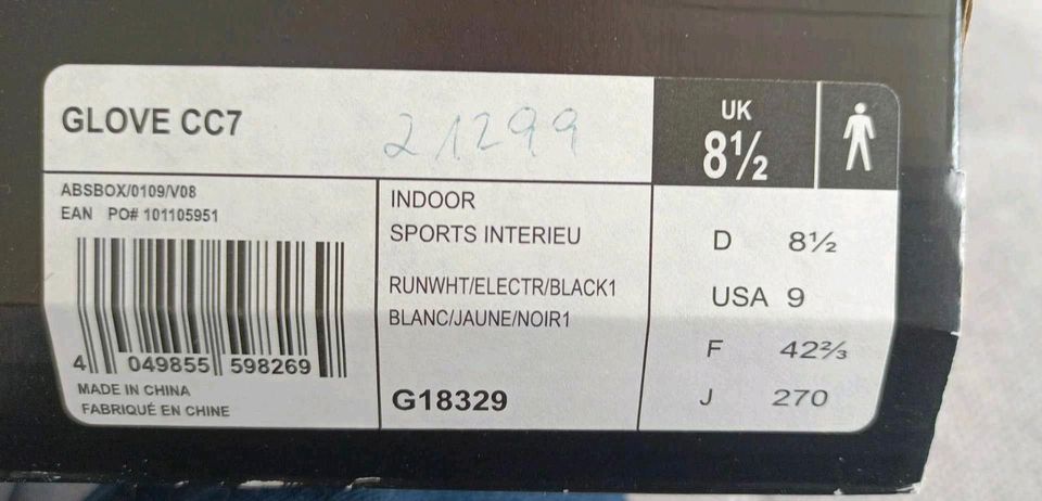 Adidas Hallenschuhe AdiPrene CC7 - Gr. 42 2/3 *NEU* in Berlin