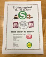 Festblatt Eröffnungsfest Ost-West-S-Bahn Mai 1988 Nordrhein-Westfalen - Minden Vorschau