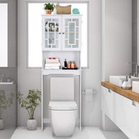 Bathroom Spacesaver Over The Toilet Door Storage Cabinet BA7402WH Wuppertal - Oberbarmen Vorschau