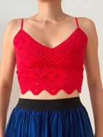 Stradivarius rot crop top Spaghettiträger - Gr.34 Nordrhein-Westfalen - Siegen Vorschau