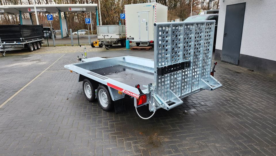 Baumaschinenanhänger 2700kg Minibaggeranhänger 2,7t Neu 300x150 in Hennigsdorf