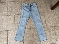 H&M❤️Jeans/Hose /Hoher Bund /Gerade Bein/Schlitz unten/Blau 38 Nordrhein-Westfalen - Hövelhof Vorschau