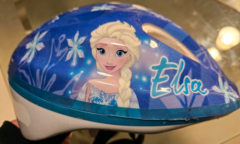 Eiskönigin Fahrradhelm Helm Elsa Anna Olaf Disney Frozen Fahrrad in Radbruch
