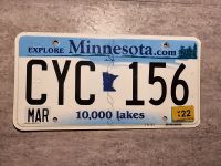 USA Nummernschild Kennzeichen License Plate Minnesota 10.000 Lake Bayern - Königsbrunn Vorschau