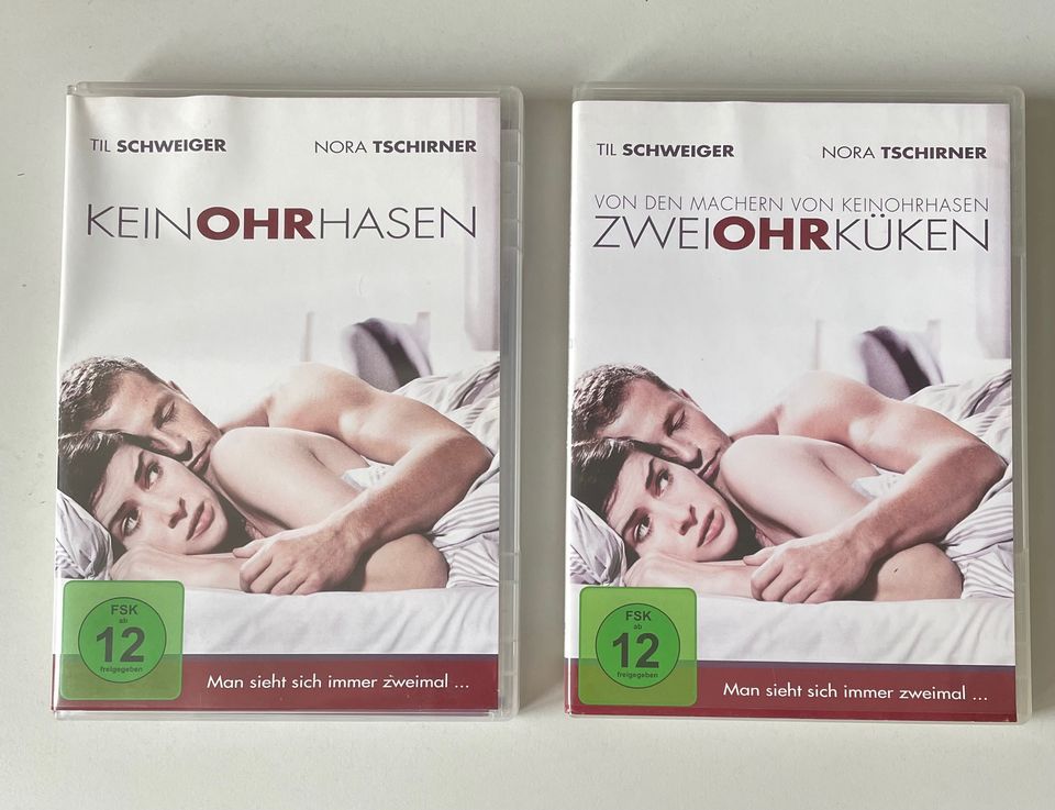 2 DVDs: KeinOhrHasen / ZweiOhrKüken / T. Schweiger / N. Tschirner in Wesseling