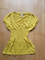 H&M Pullunder / Pulli / Top, gelb, gerafft, Gr. XS Hessen - Fritzlar Vorschau