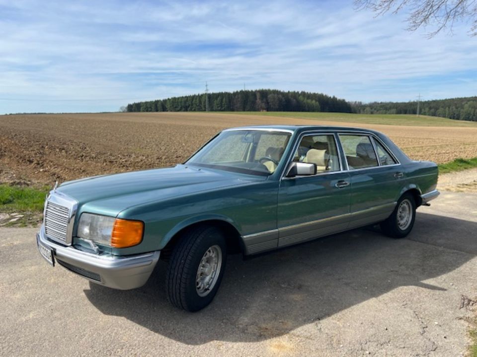 Wunderschöner Oldtimer  W126 380 SEL ehemaliger Chef Wagen  H in Langenneufnach