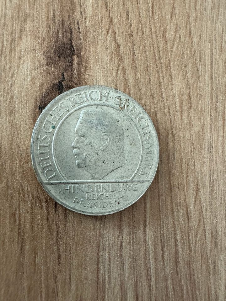Münze 3 Reichsmark in Hamburg