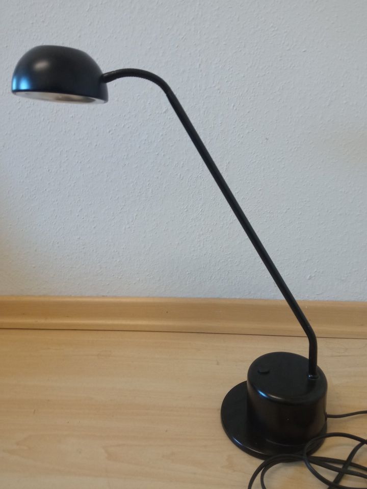 Vintage Tischleuchte Büro schwarz 80er Happylight Schreibtisch in Dortmund