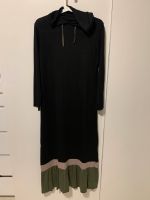 Hoodiekleid, Maxikleid, knöchellang langarm, schwarz grün, Jersey Innenstadt - Köln Altstadt Vorschau