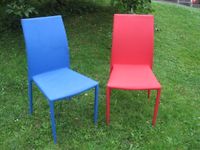 Stuhl Stühle Stoff blau und rot Nordrhein-Westfalen - Siegen Vorschau