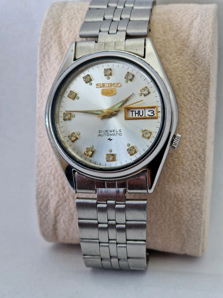 Vintage Seiko 5 automatic Day/Date Stainless Steel Watch in Dortmund