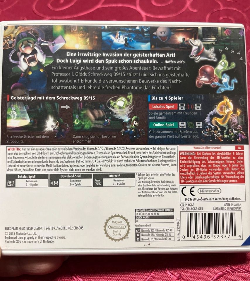 Nintendo 3DS Luigis Mansion 2 in Nürnberg (Mittelfr)