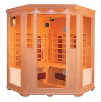 Luxus LED Infrarotsauna Infrarotkabine 150x150x190cm Wärmekabine Bayern - Hofkirchen Vorschau