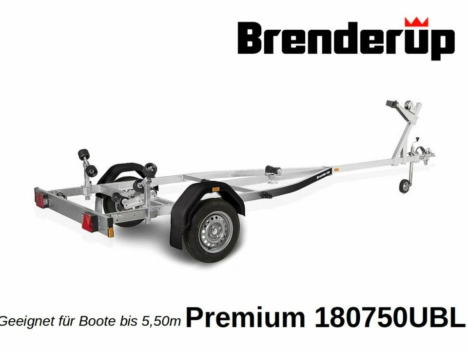Bootstrailer Brenderup Premium 180750 UBL - 750Kg - inkl T100 in Siebenbäumen