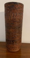 SPARA Schamotte Keramik Vase, 60er Jahre, Ritzdekor Hessen - Wöllstadt Vorschau
