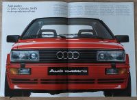 Audi Urquattro 1984 10V 200 PS Pressemappe Prospekt Bayern - Ingolstadt Vorschau