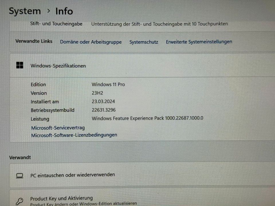 Surface 2 Pro - Windows 11 - i5-4300U, 8GB RAM, 256GB SSD in Münchberg