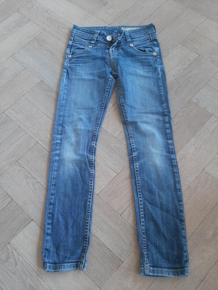Mädchen Hose Jeans Leinen Sommer weiß Leggings Zara 146/152 in Ribnitz-Damgarten