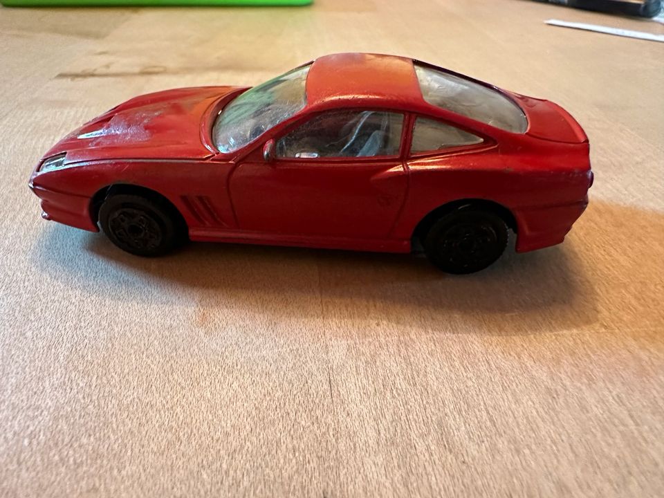 DURAGO Ferrari 550 moranello Modell Auto rot 10,5cm in Bannewitz