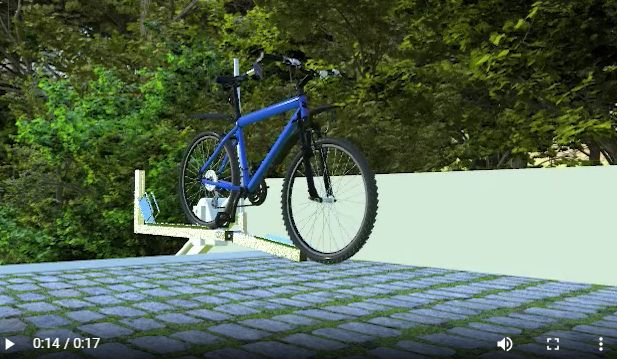 Weltneuheit  Velo Lift für Treppen und Rampen in Freiburg im Breisgau