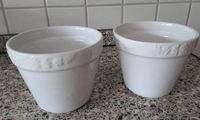 2 x weiße gleiche Übertöpfe zusammen 1 Euro Baden-Württemberg - Philippsburg Vorschau