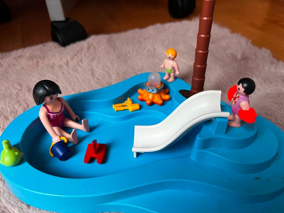 Playmobil 6673 Pool Babybecken Schwimm Rutsche Summerfun in Mainz