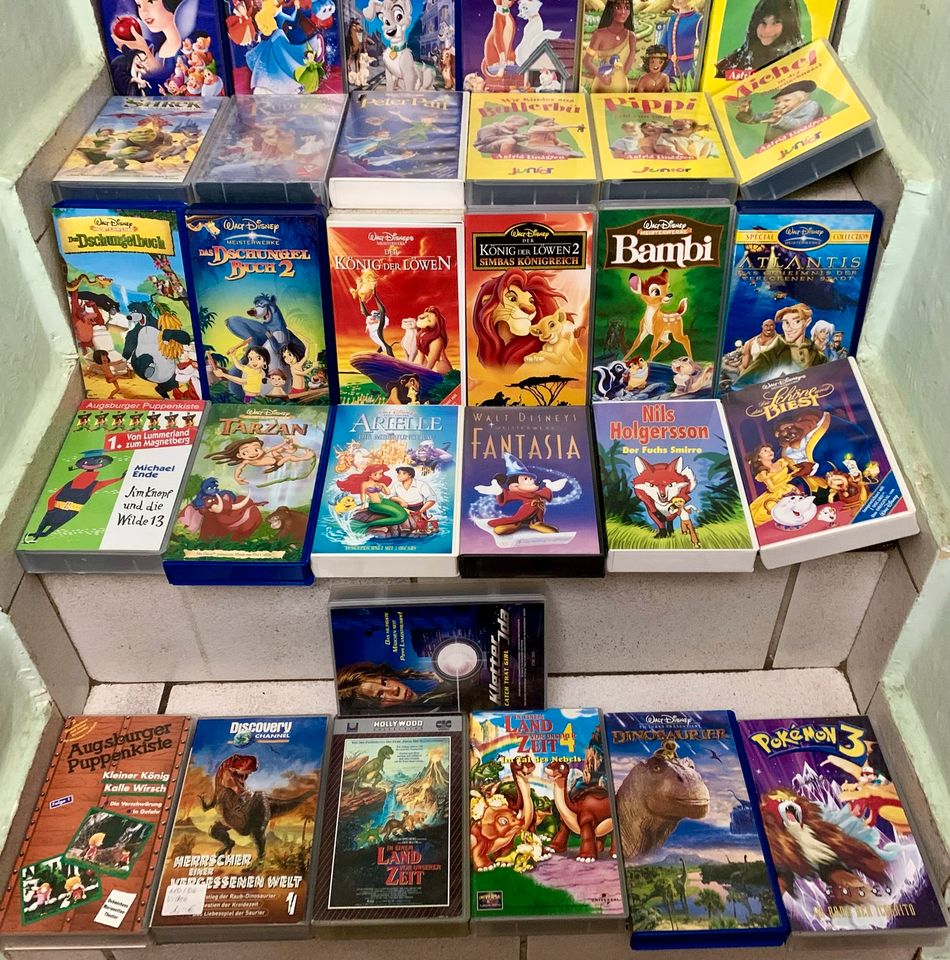 Verkaufe Sammlung von VHS-Kindervideos (insb. Disney) in Wallenhorst