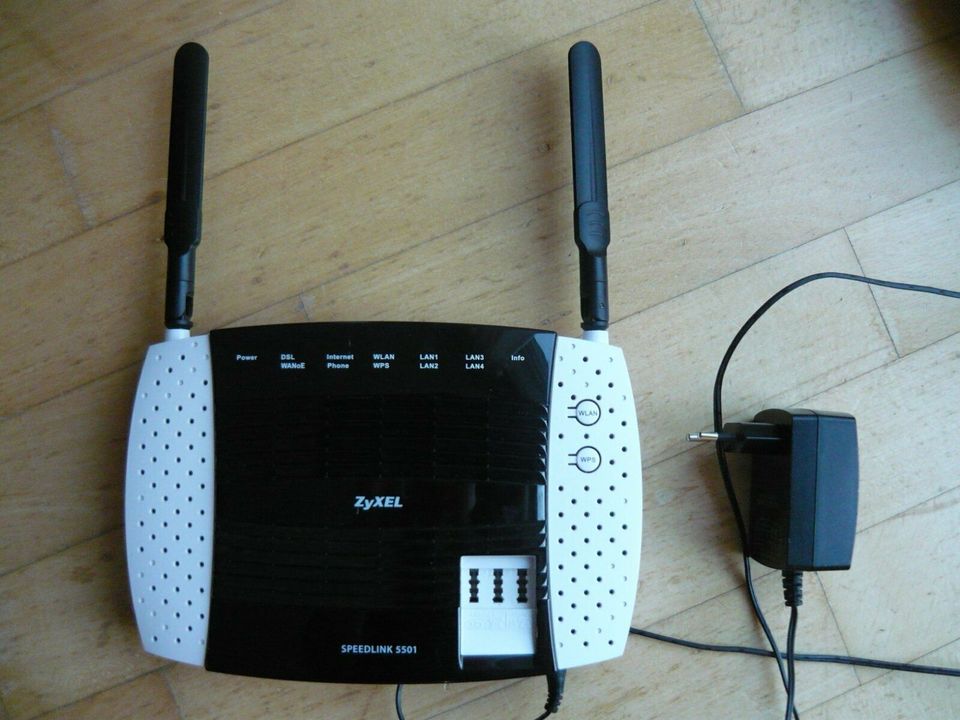 ZyXEL Speedlink 5501 Modell SL5501-DE0301F WLAN Router in Tawern