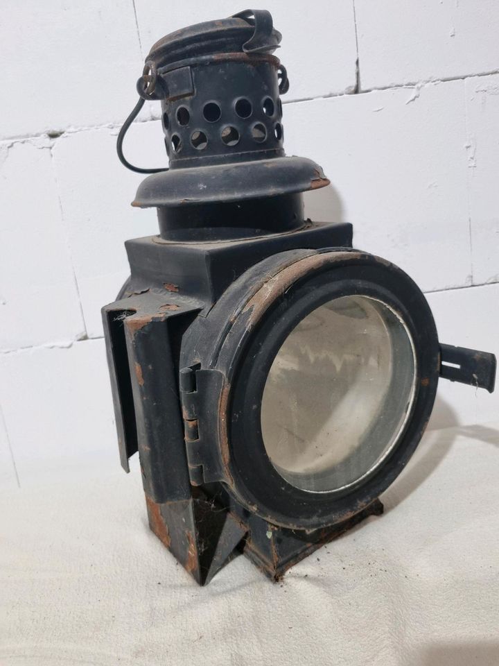 Eisenbahnlaterne VEB reichsbahn lampe in Hude (Oldenburg)