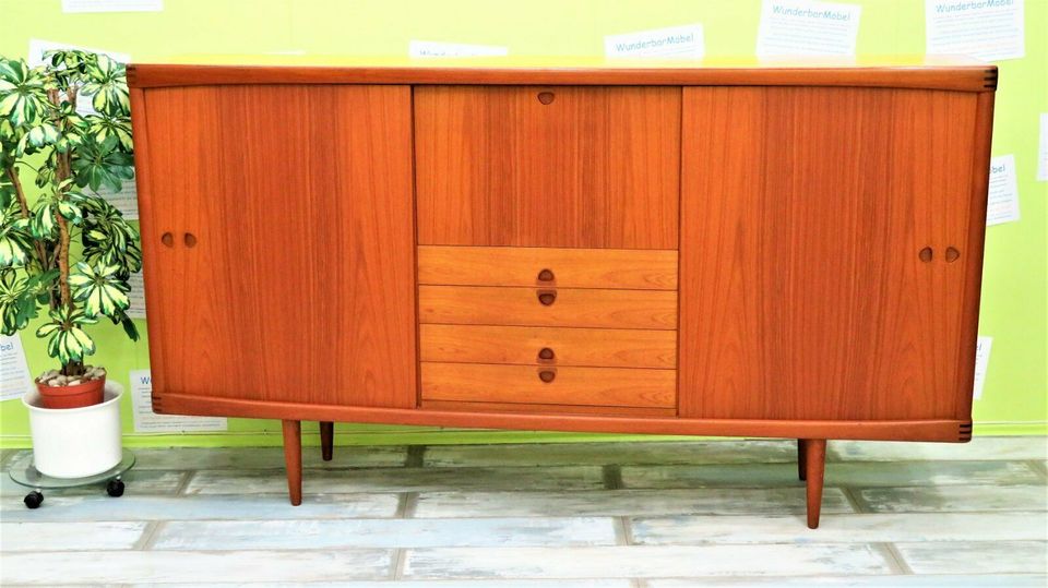 WunderbarMöbel - Designer Highboard von H.W. Klein Teakholz TOP in Köln