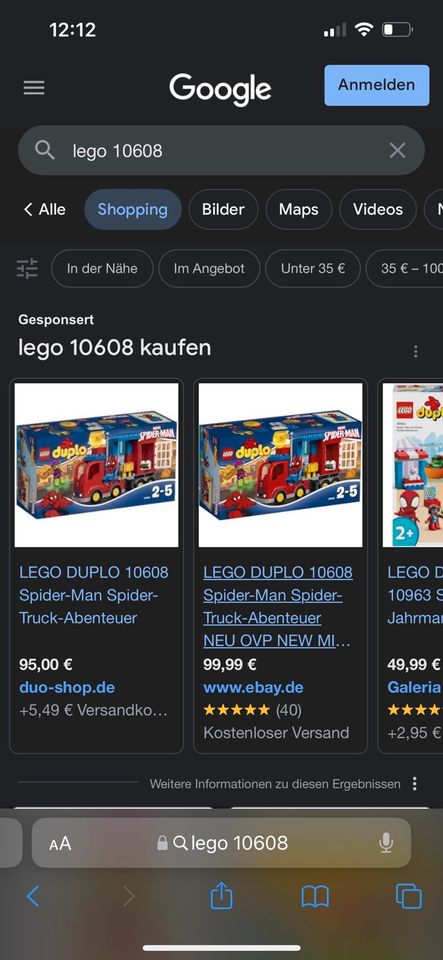 Lego Duplo 10608 Marvel Spider-Man in Fürth