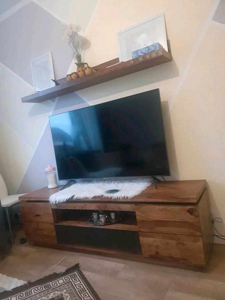 TV BOARD +Regal von  porta   aus massiv Holz in Leipzig