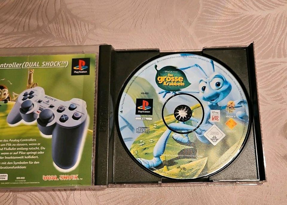 Playstation 1   Spiel  Das grosse Krabbeln mit Spielanleitung in Kronberg im Taunus