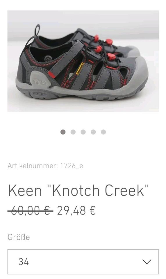 Neue Keen Sandalen Gr. 24 25,5 27,5 30 31 34 35 Trekking in Herzogenaurach