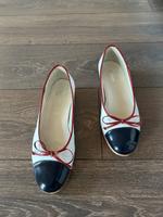Gabor Damenballerinas  Weiß/Schwarz/ Rot Gr. 6 1/2 (Gr. 40) Berlin - Hellersdorf Vorschau