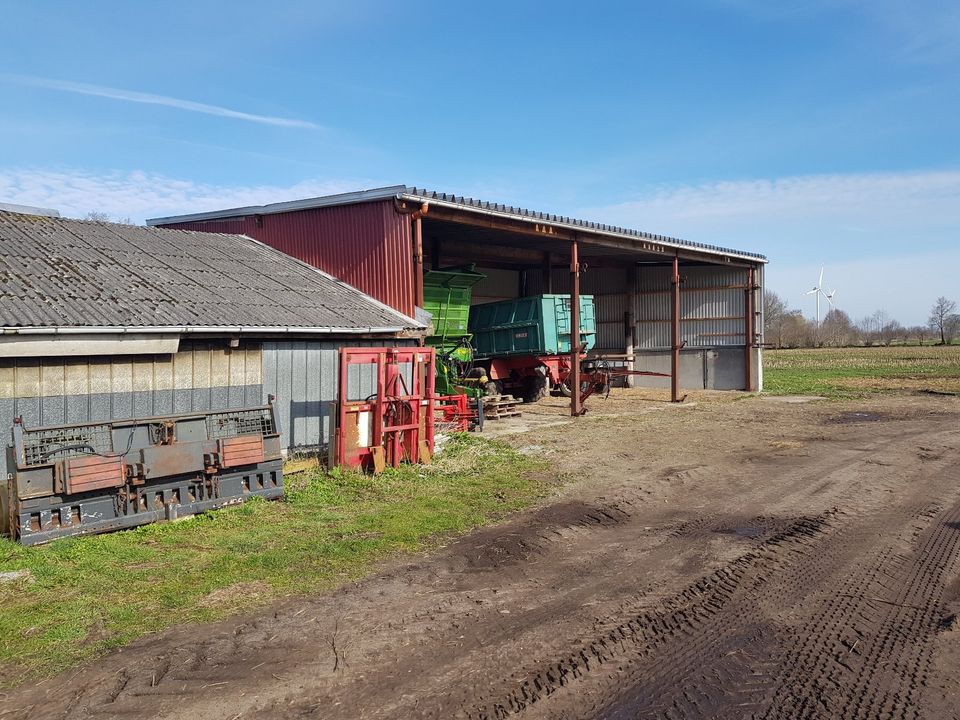 Resthof für Pferdehaltung mit 2 ha Land bei Hamweddel in Hamweddel