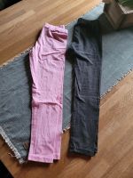 Leggings rosa und grau 128 Niedersachsen - Haßbergen Vorschau