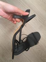Sandalen mit Absatz in Schwarz Häfen - Bremerhaven Vorschau